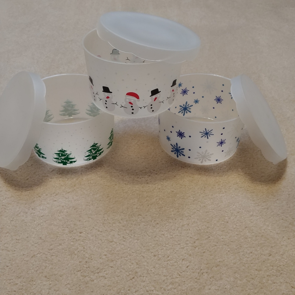 🚫SOLD🚫 3 cookie holiday containers